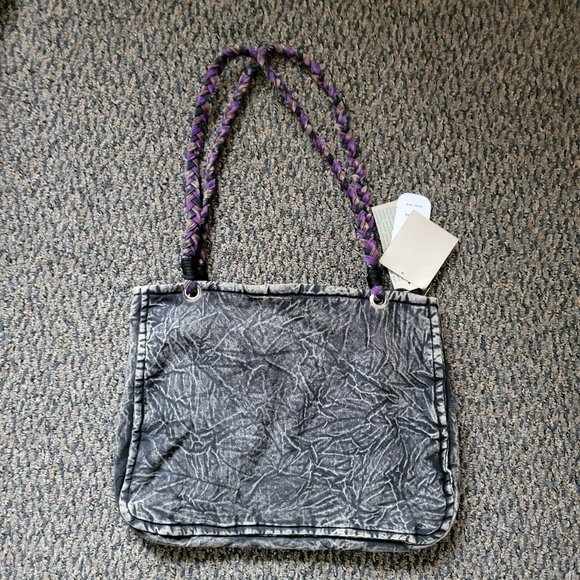 Boho Chic NWT Unique Ark Imports Patchwork Bag - Picture 9 of 14